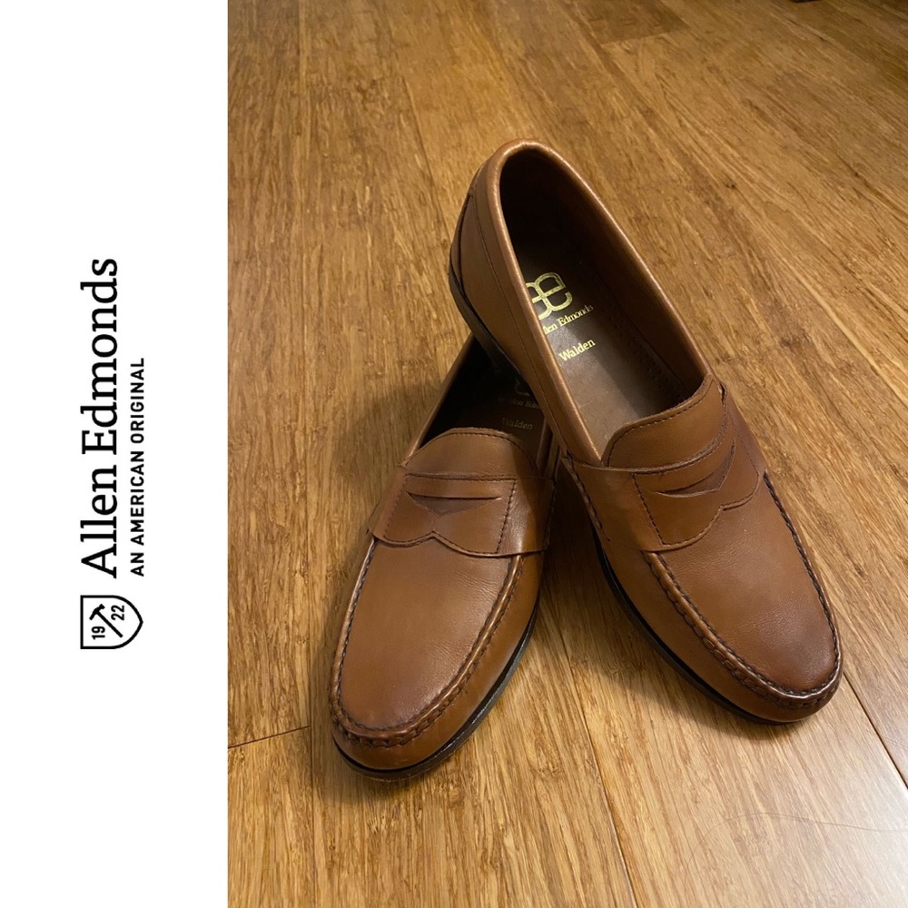 Men’s Allen Edmonds Walden Penny Loafers Sz. 10